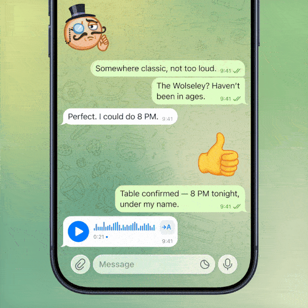 1763791056 686 تلگرام با قابلیت لایو استوری و حراج گیفت‌ها آپدیت شد آفتاب