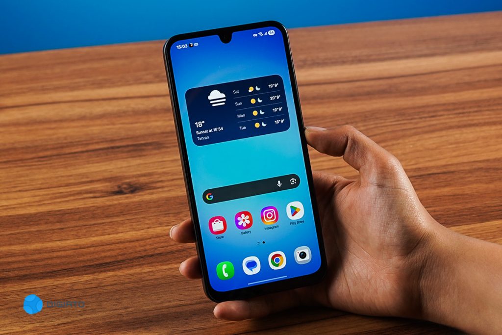 1764040816 824 بازدید گوشی Samsung Galaxy A17 4G کافی نیست آفتاب شرق