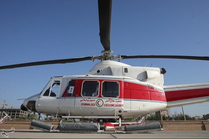 اعزام بالگرد هلال احمر برای اطفای حریق جنگل‌های الیت چالوس + فیلم