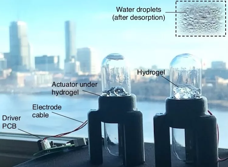 برداشت سریع آب از هوا با امواج فراصوت