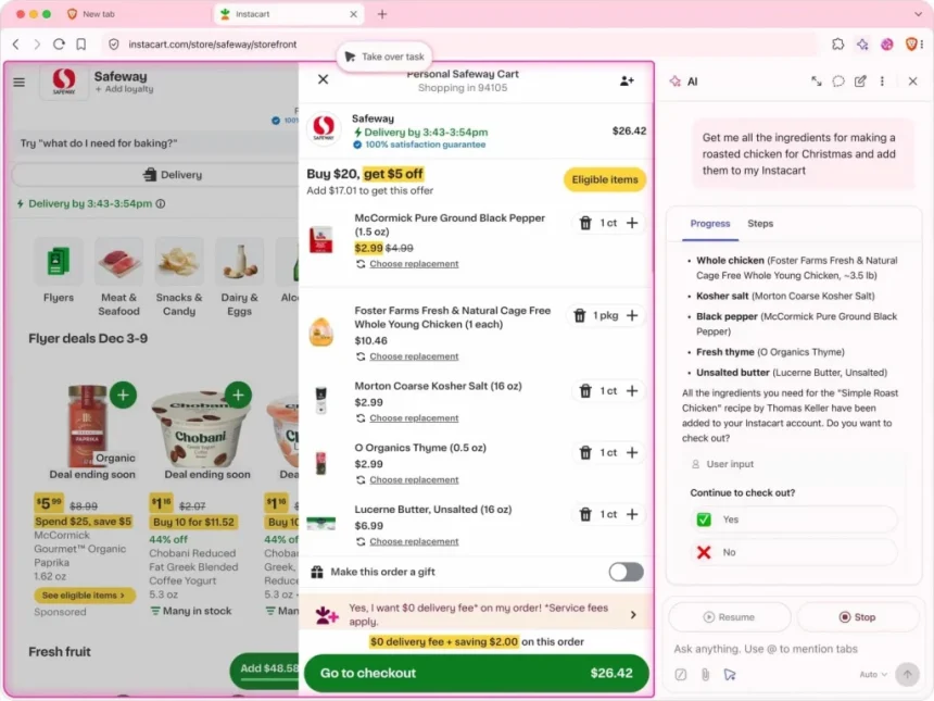 عرضه قابلیت هوش مصنوعی خودکار برای مرورگر Brave