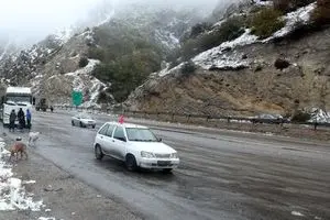 جدیدترین وضعیت ترافیکی و جوی جاده‌ها/ بارش برف و باران در جاده‌های ۲۸ استان کشور