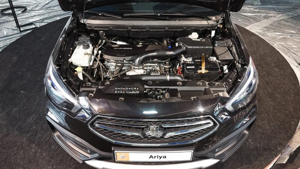 سایپا آریا | بازدید کامل ماشین آریا سایپا + مشخصات فنی و امکانات_آفتاب شرق 19 موتور دو لیتری