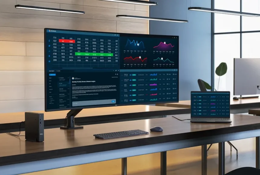 رونمایی دل از مانیتور فوق عریض خمیده 52 اینچی 6K در CES 2026