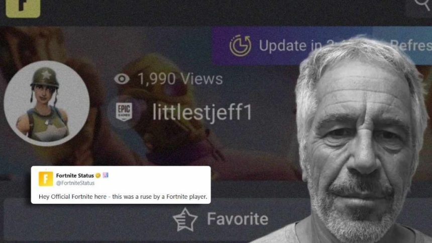 جفری اپستین در فورتنایت