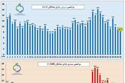 خروج اغلب استان‌ها از موج آنفلوآنزا / ۲ استان همچنان بالاتر از آستانه هشدار