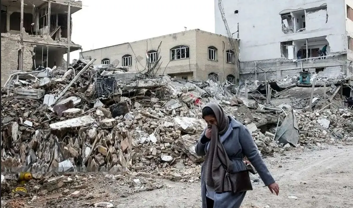 وضعیت مبهم خسارت ساختمان‌های بمباران شده! | فیلم