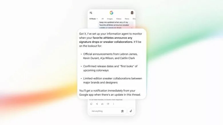 بزرگترین تحول تاریخ گوگل؛ قابلیتهای تازه هوش مصنوعی به موتور جستجو میآیند_آفتاب شرق 4 گوگل سرچ