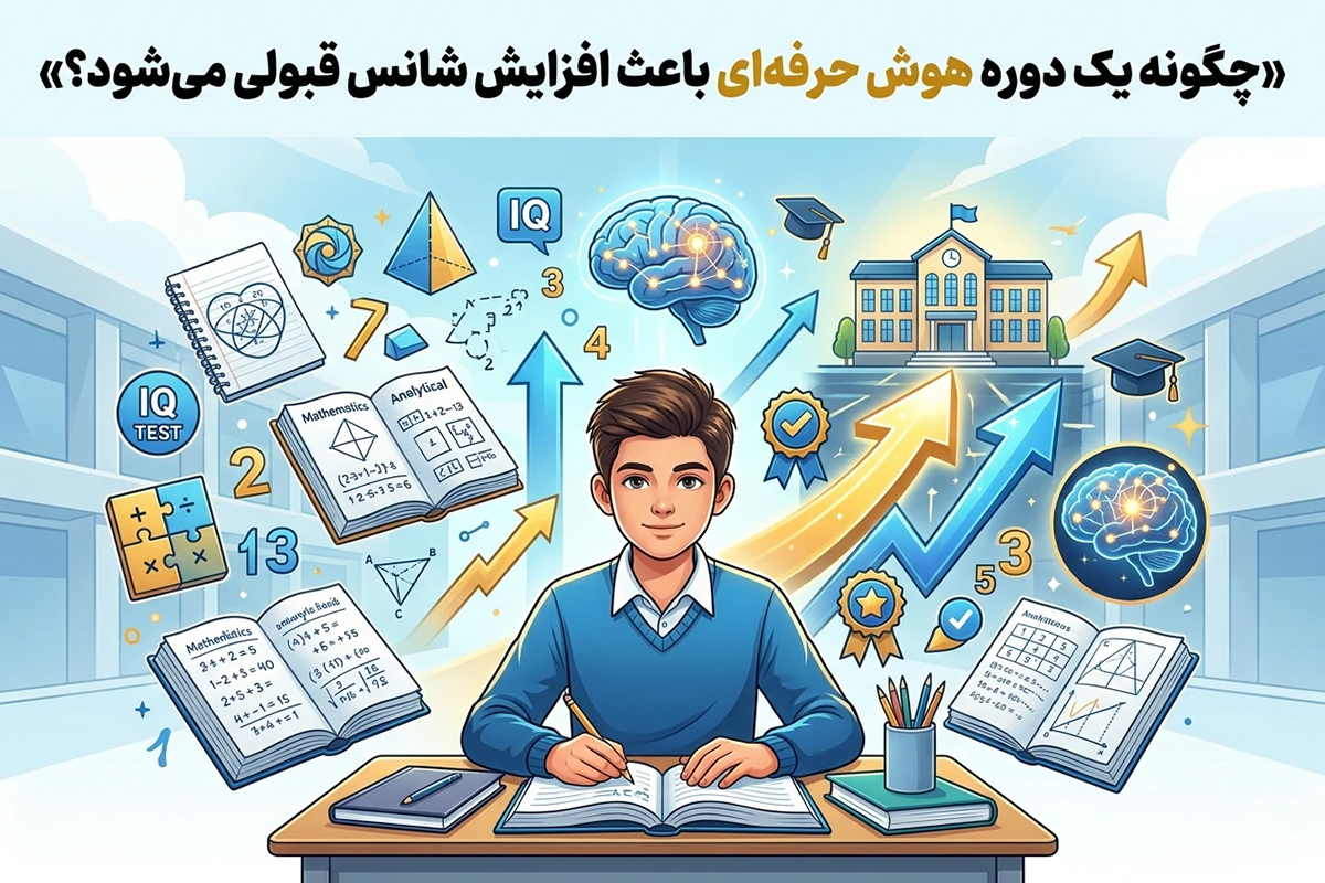 چگونه یک دوره هوش حرفه‌ای باعث افزایش شانس قبولی می‌شود؟