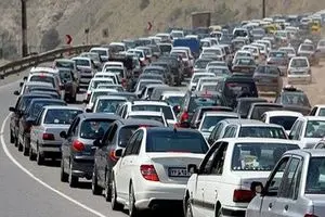 ترافیک سنگین در محور چالوس و ورودی های پایتخت