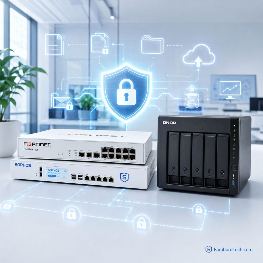امنیت شبکه بدون بکاپ قابل بازیابی کامل نیست؛ از FortiGate و Sophos تا QNAP