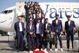 زمان ورود کاروان تیم ملی فوتبال به تهران