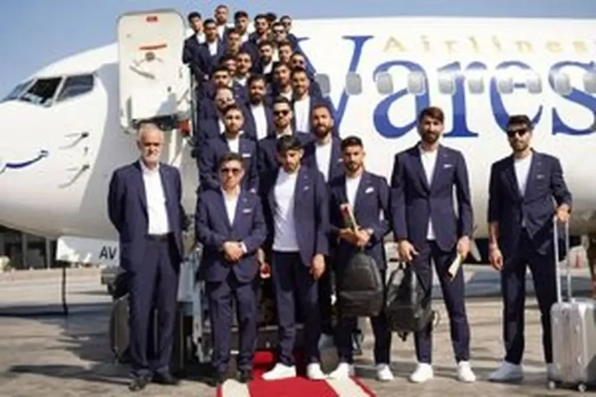 زمان ورود کاروان تیم ملی فوتبال به تهران