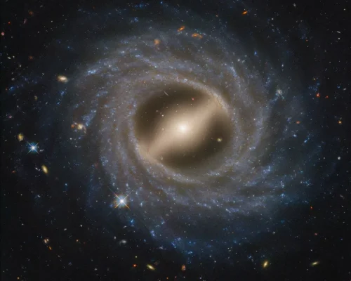 کهکشان مارپیچی میله‌ای NGC 5335 از نگاه هابل