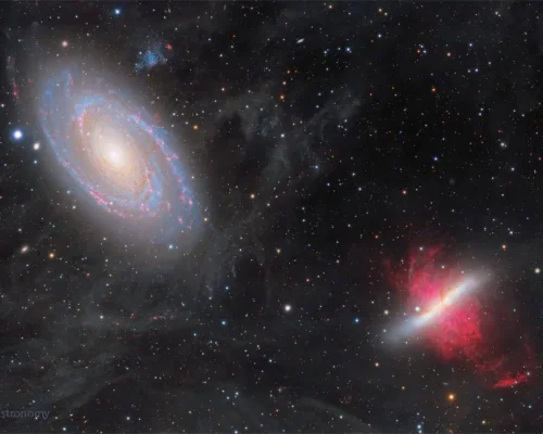جنگ کهکشان‌ها؛ M81 در مقابل M82