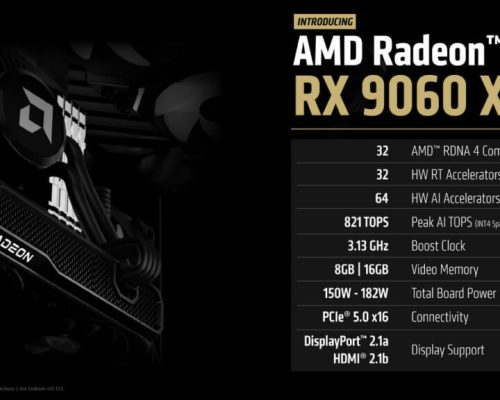 مشخصات کارت گرافیک Radeon RX 9060 XT