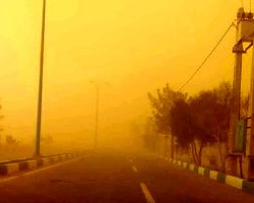باد و باران و خاک در نقاط مختلف کشور