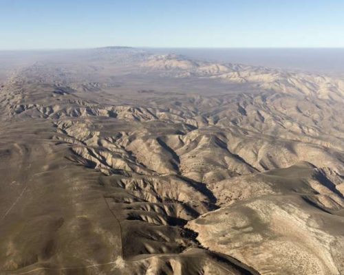 نمایی از گسل سن آندرس