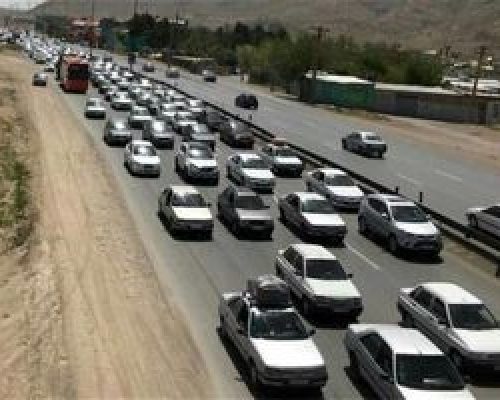 تردد پرحجم در مبادی خروجی تهران