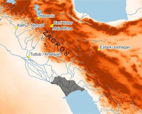 موقعیت گورستان باستانی «کانی کوتر»
