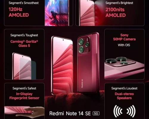 مشخصات گوشی ردمی نوت 14 SE 5G