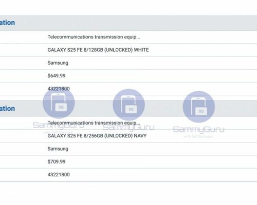 قیمت گلکسی S25 FE