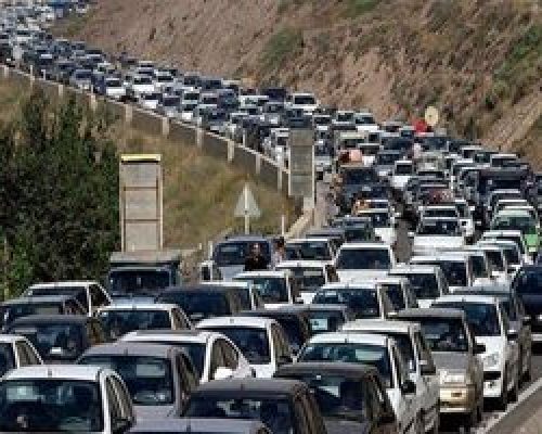ترافیک در جاده های شمال فوق سنگین شد