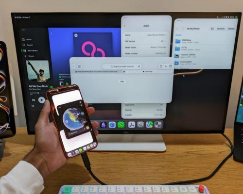 iPadOS روی آیفون 17 پرو مکس