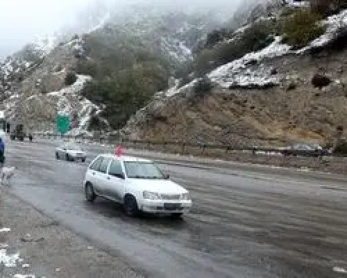 جدیدترین وضعیت ترافیکی و جوی جاده‌ها/ بارش برف و باران در جاده‌های ۲۸ استان کشور