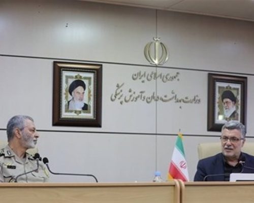 آمادگی ارتش برای همکاری با وزارت بهداشت در حوزه سلامت