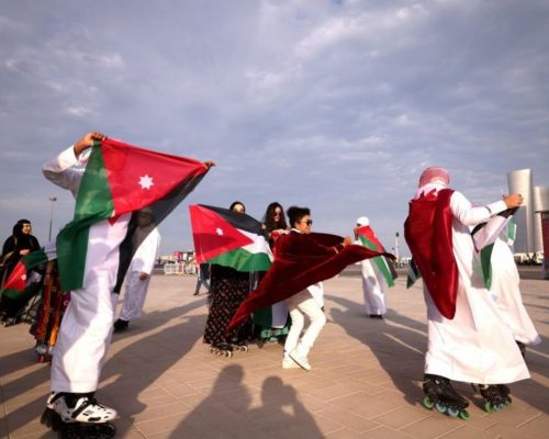 اردنی‌ها دوحه را تسخیر کردند! (عکس)