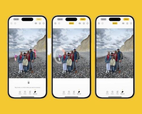 اپل با آپدیت جدید iOS، قابلیت هوش مصنوعی حذف اشیا ناخواسته از عکس‌ها را منتشر کرد