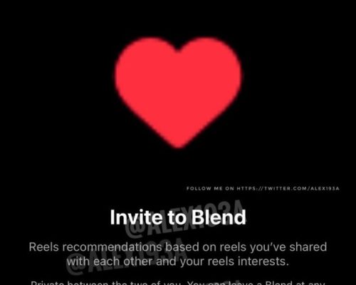 قابلیت Blend اینستاگرام