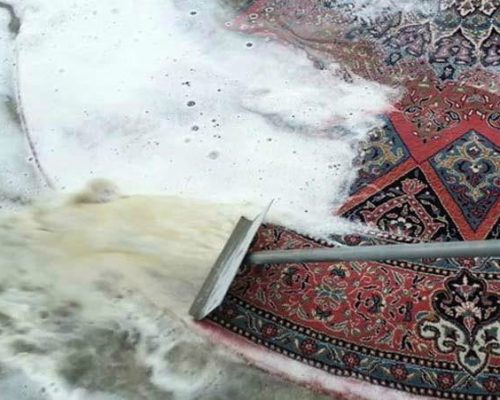 تثبیت رنگ فرش دستبافت