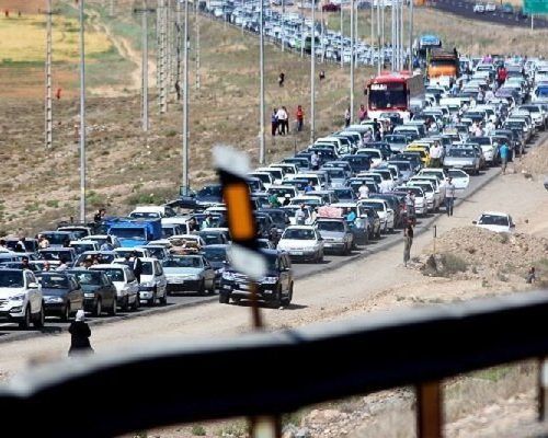 ترافیک سنگین در مهران و شلمچه