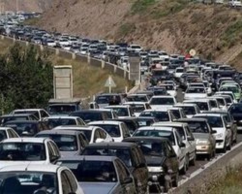 ترافیک پر حجم در محور هراز
