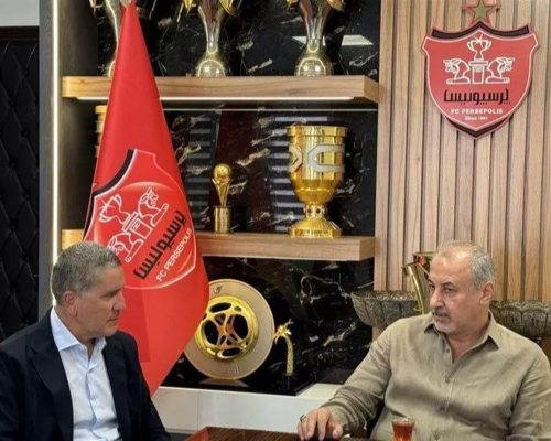 جلسه گاری دو با درویش در باشگاه پرسپولیس