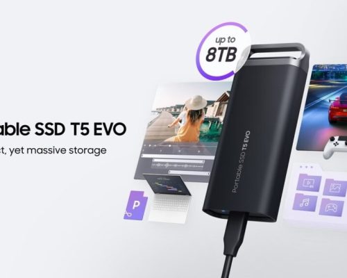 سامسونگ SSD اکسترنال T5 EVO را با حداکثر ظرفیت 8 ترابایت معرفی کرد