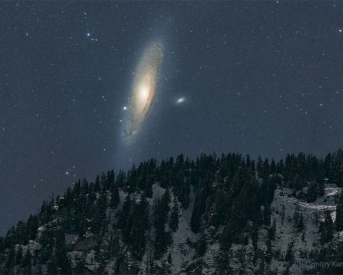 تصویر روز ناسا: آندرومدا بر فراز آلپ