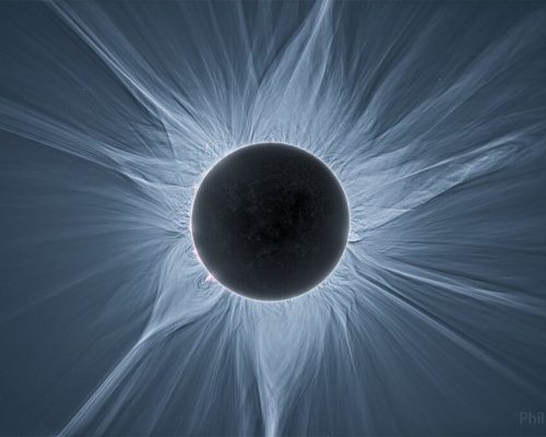 تصویر روز ناسا: جزئیات تاج خورشیدگرفتگی