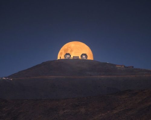 تصویر روز ناسا: ماه کامل از رصدخانه