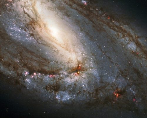 مسیه 66 که با نام NGC 3627 نیز شناخته می‌شود، درخشان‌ترین کهکشان از سه کهکشان سه‌گانه لئو است