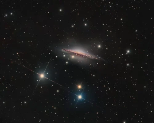 تصویر روز ناسا: پرتره NGC 1055