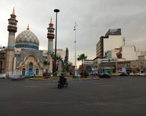 پیام عبری دیوارنگاره میدان فلسطین پس از حمله اسرائیل