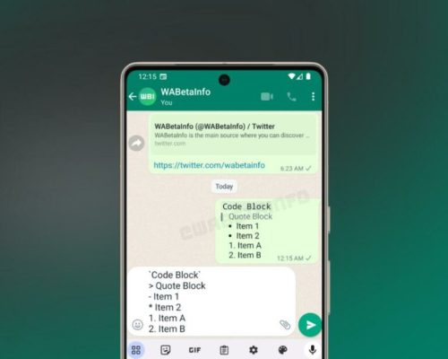 واتس‌اپ امکانات جدید قالب‌بندی متن را در اختیار کاربران قرار می‌دهد