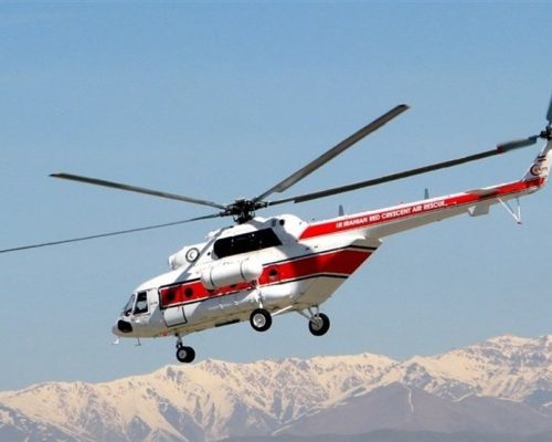 وقوع حادثه برای بالگرد هلال احمر در اشترانکوه/یک نفر از حادثه دیدگان جان باخت