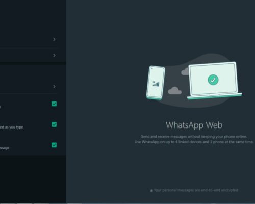 چگونه صفحه واتساپ را مشکی کنیم