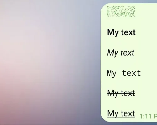 آموزش عوض کردن فونت Telegram