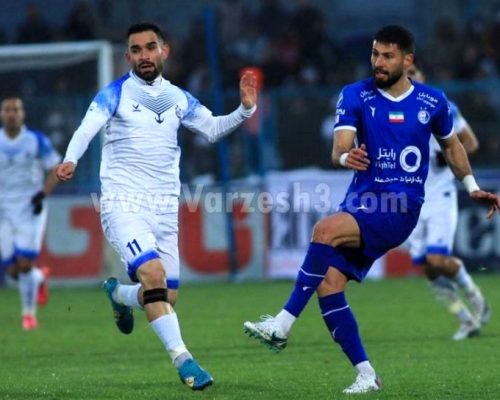 گزارش زنده: ملوان 1 - استقلال 1